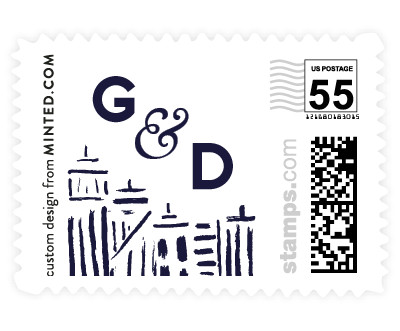 'Love In The City (C)' stamp