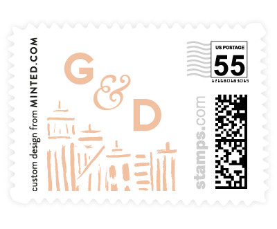 'Love In The City (G)' stamp design