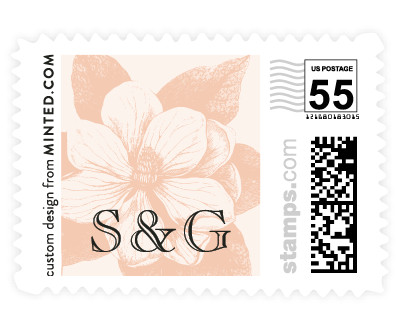 'The Land Of Magnolias' stamp design