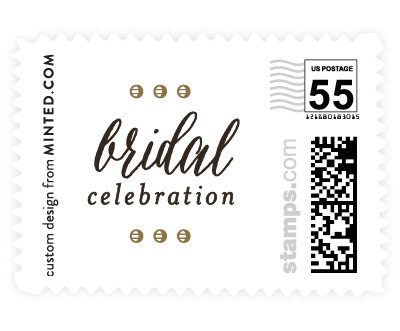 'Ink Plate Floral Frame (E)' stamp