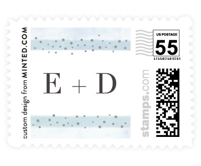 'Aquatic Glimmer (B)' stamp design