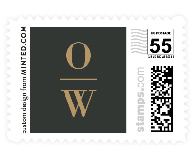 'Simply Stated (D)' postage stamp