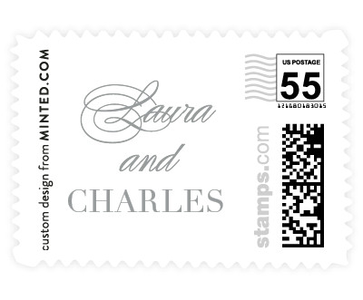 'Darling + Dapper' postage stamp