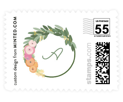 'Flower Crown (B)' postage stamp