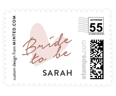 'Bridal Heart' stamp design