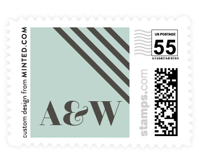 'Modern Strands (D)' wedding postage