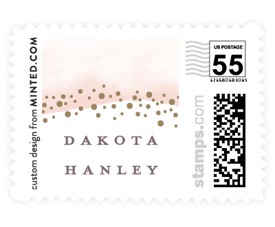 'Dip Dyed Glitter' postage