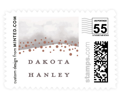 'Dip Dyed Glitter (C)' postage stamp