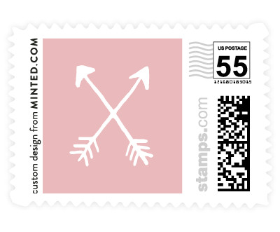 'Arrowhead (C)' wedding stamps