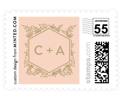 'Delicate Botanicals (C)' wedding postage