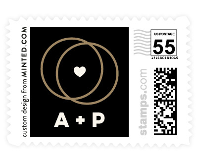 'Rings Of Love' postage stamps