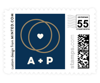 'Rings Of Love (F)' stamp