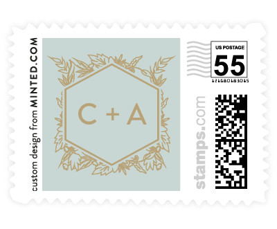 'Delicate Botanicals (F)' stamp design
