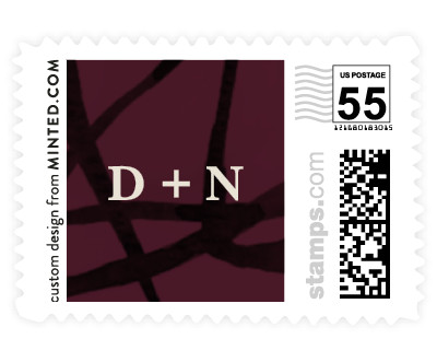 'Artistic (D)' wedding stamps