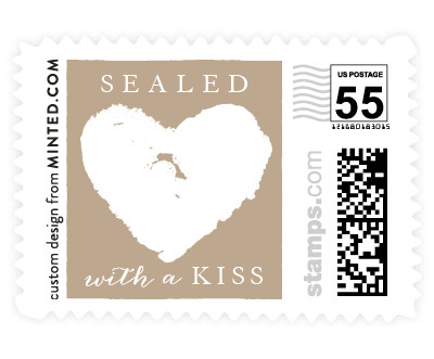 'Sealed (B)' wedding stamp
