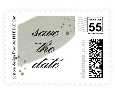 'Paired (B)' wedding postage