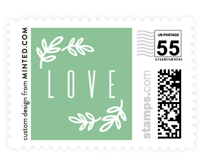 'Save The Date (F)' wedding stamp