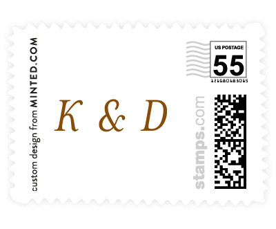 'Lagom (E)' wedding stamp