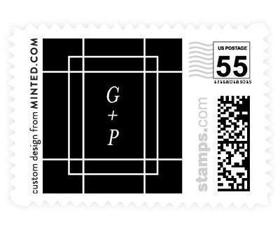 'Intersecting Frame' stamp