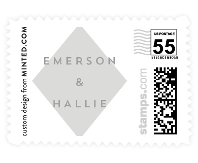 'Foiled Edge (D)' postage stamp