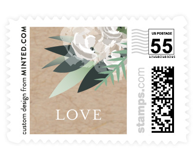 'Wall Flower (F)' wedding stamp