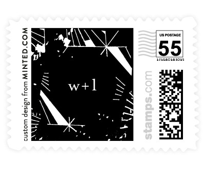 'Abstract AND Love (C)' stamp design