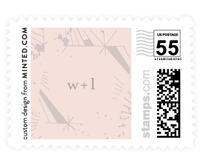 'Abstract AND Love (E)' wedding stamps
