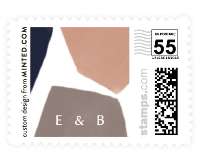 'Abstraction (B)' wedding stamps