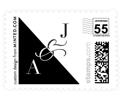 'Geometric Elegance' stamp design
