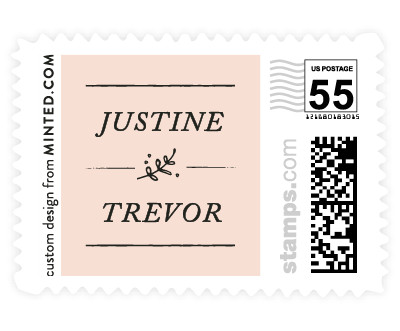 'Vintage Caslon (D)' stamp design