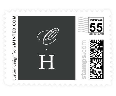 'Classically Stated' wedding stamps