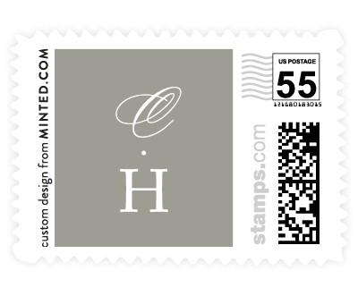 'Classically Stated (F)' wedding postage