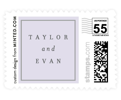 'Blushing Xoxo (E)' postage stamp