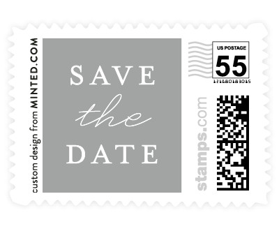 'And Ever (D)' wedding stamps