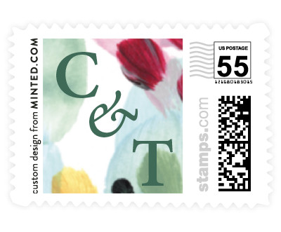 'Garden Frame (D)' wedding stamp