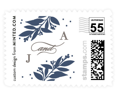 'Botanically Yours' stamp design