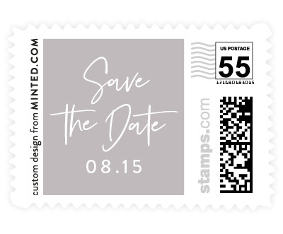 'Our Gallery (E)' wedding stamp