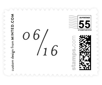 'A Few Words (E)' stamp design