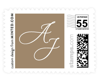 'Caramel' stamp design