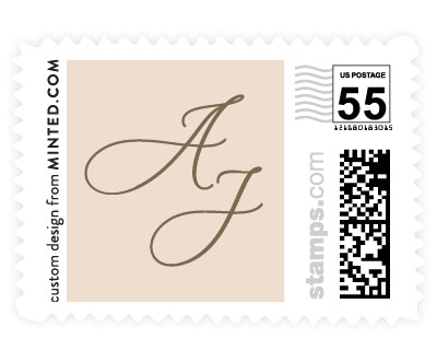 'Caramel (F)' postage stamp