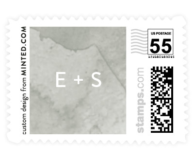 'Scripted (B)' wedding stamps