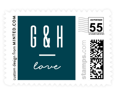 'Block Party (B)' postage stamp