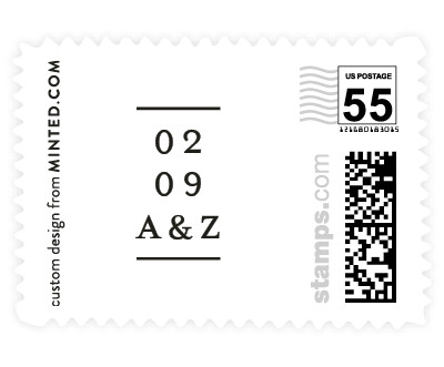 'Elegant Space (B)' postage stamp
