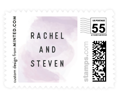 'Numbered Watercolor (C)' stamp