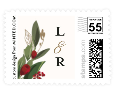 'Greenery Crown (B)' wedding postage