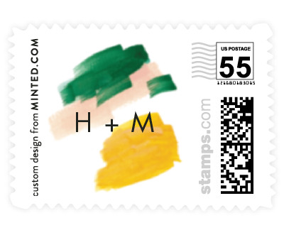 'Abstract Hamptons' stamp