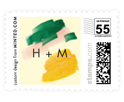 'Abstract Hamptons (E)' stamp design