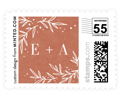 'Gilded Branches Frame (D)' postage