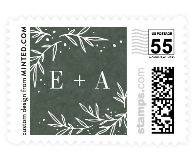 'Gilded Branches Frame (F)' postage stamp