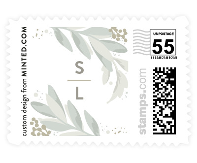 'Modern Wreath' postage stamps